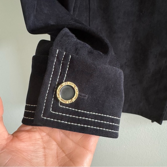 St. John Sport By Marie Gray Black Jacket Size Large - Picture 5 of 13